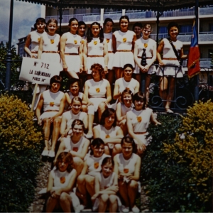 L'équipe Gassendiana de gym en 1971