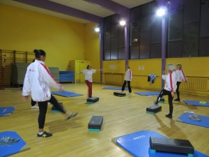 Entraînement gymnastique détente pour adulte