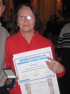 2009 : Médaille d'Argent CDOS - Dominique Lefrançois